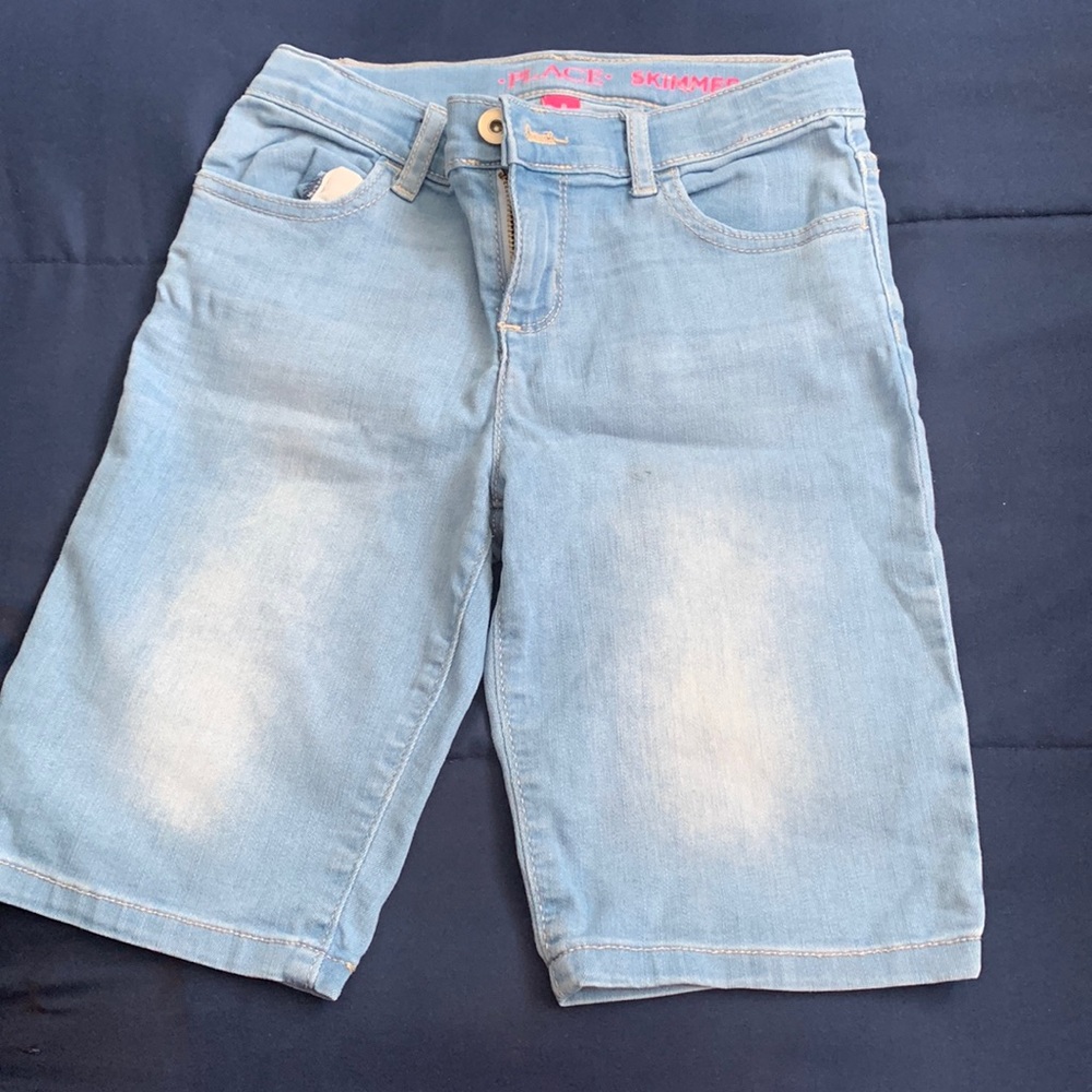 Denim shorts